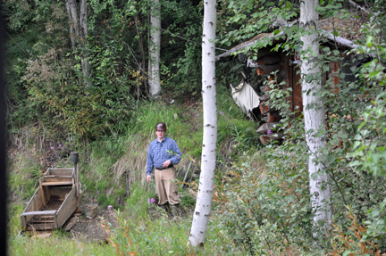 a gold miner demonstration