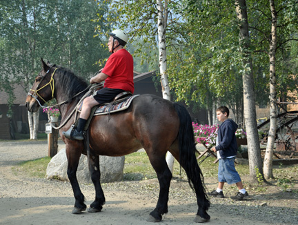 horseback riding in Alaska