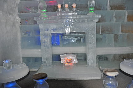 ice fireplace