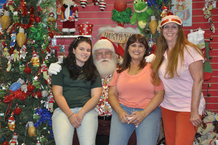 3 generations with Santa