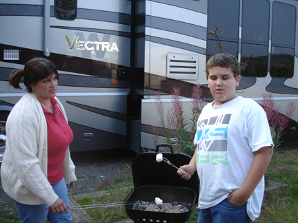 cooking marshmellows