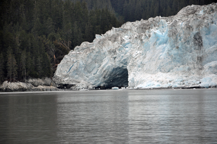 the Meares Glacier cave