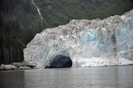 the Meares Glacier cave