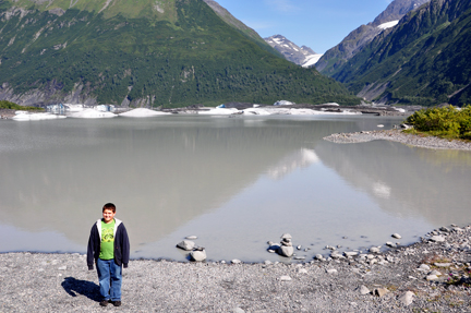 Alex at Valdez Glacier