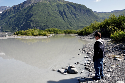 Alex at Valdez Glacier