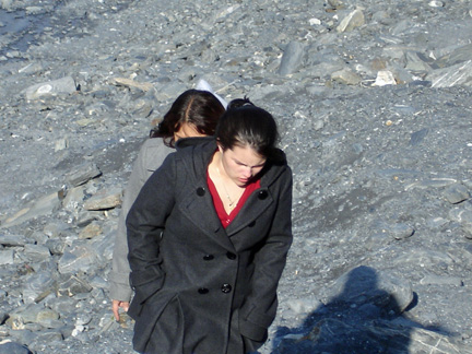 the family of the two RV Gypsies on Worthington Glacier