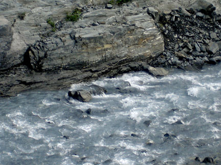 on Worthington Glacier in Alaska