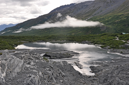 on Worthington Glacier in Alaska