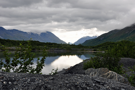a quick stroll beside the lake