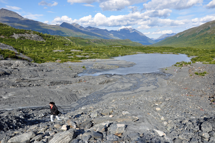 beautiful scenery as seen from Worthington Glacier