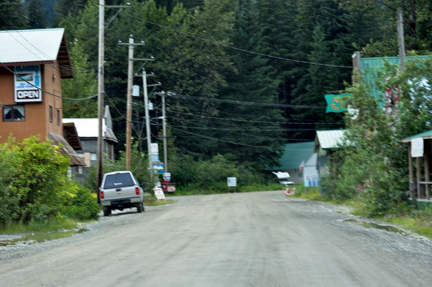 the ghost town of Hyder