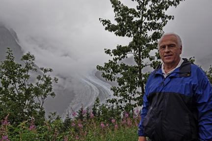 Lee Duquette at Salmon Glacier