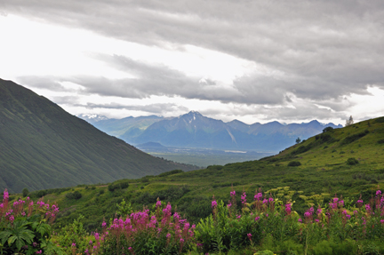 road and mountains