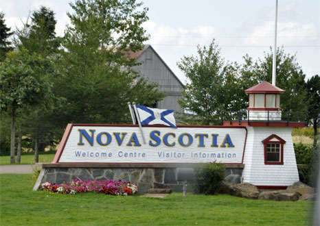 sign - Welcome to Nova Scotia