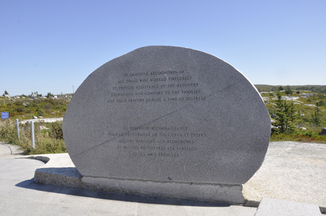 Memorial at the the Swissair Flight III Memorial site