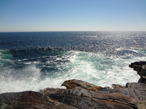 waves in the Atlantic Ocean