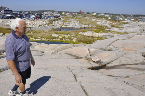 Lee Duquette at Peggy's Cove