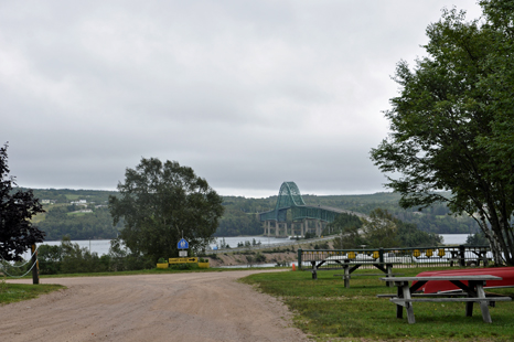 The view from the yard of the two RV Gypsies' RV