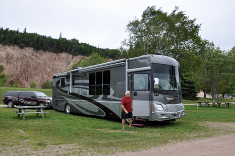 the Rv of the two RV Gypsies at KOA