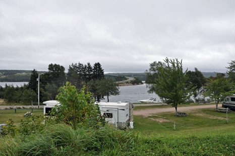 The view from the yard of the two RV Gypsies' RV