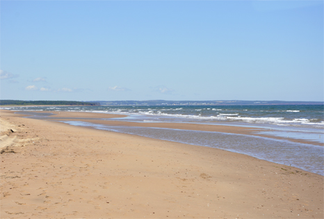 surf and beach at Brackley Beach