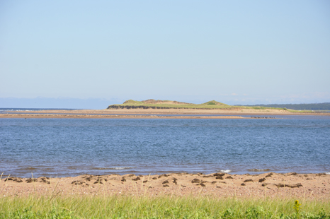 bay behind the lighthouse