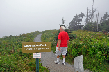 Lee Duquette at Observation Deck #2 at Liberty Point