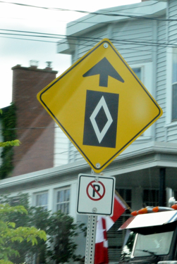 a different traffic sign
