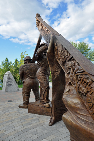 Monument erected to honor workers killed or injured on the job