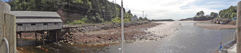 panaroma view of low tide