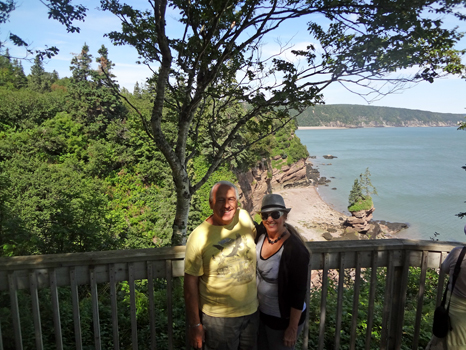 he two RV Gypsies at the Fox Rock Observation Deck