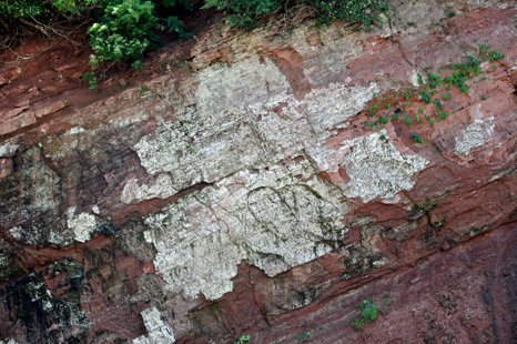 a marking on the cave 