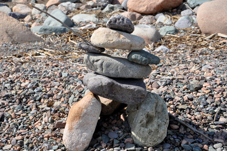 Big Salmon Beach - a rocky shore