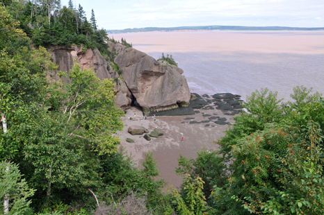 Diamond Rock as seen from the lookout