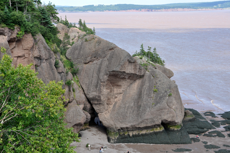 Diamond Rock as seen from the lookout