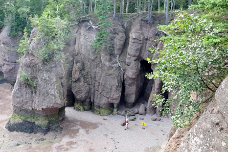 Big Cove as seen from the stairs