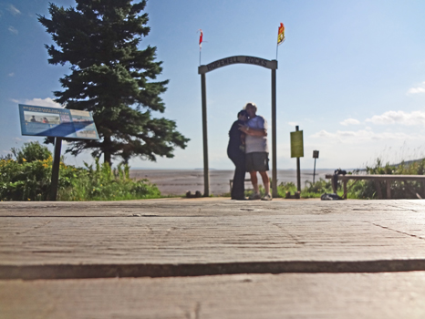 the two RV Gypsies at Hopewell Rocks