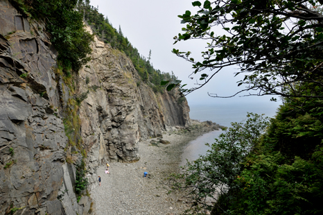 the beach at Cape Enrage