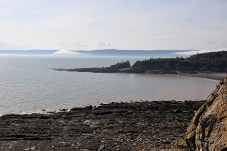 the view from the lighthouse cliff.