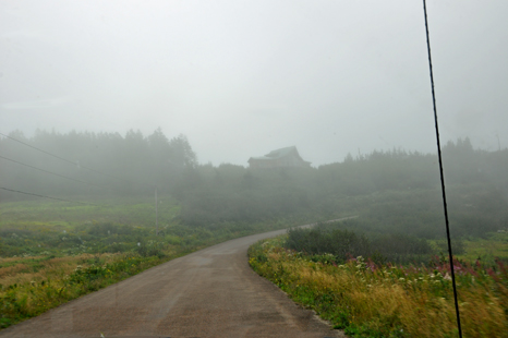 the two RV Gypsies encounter more fog in New Brunswick