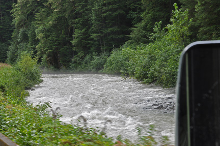 driving scenery - a river