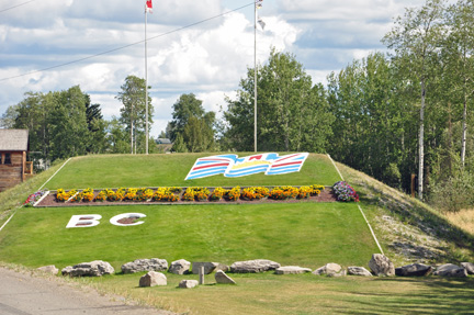 sign - welcome to Vanderhoof BC