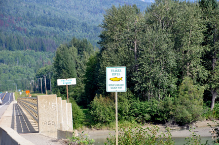 Fraser River sign