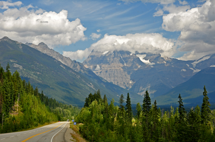 breathtaking mountains in Robson Valley, BC