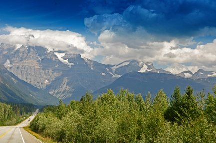 breathtaking mountains in Robson Valley, BC