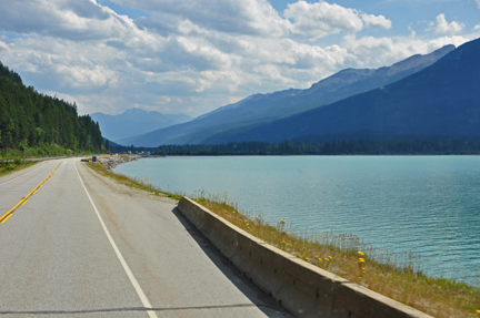 driving towards Robson Valley, BC