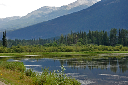 driving towards Robson Valley, BC