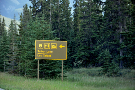 sign - Talbot Lake