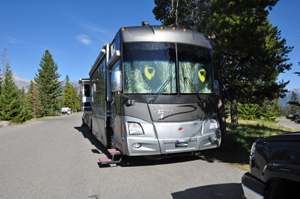 the new yard of the two RV Gypsies