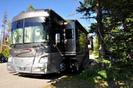 the motorhome of the two RV Gypsies